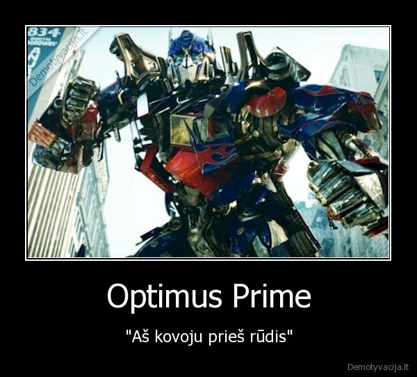 transformeriai,optimus,prime,rudys