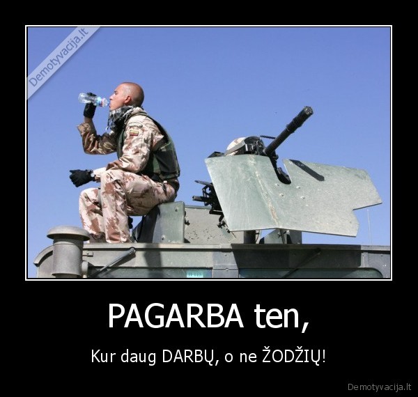 PAGARBA ten,