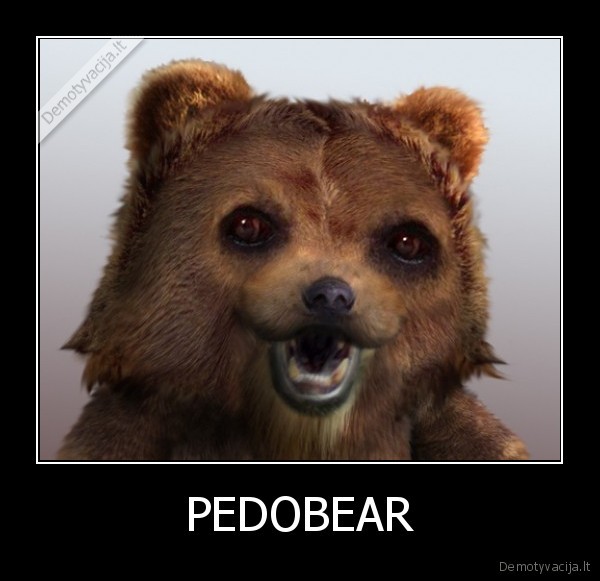 pedobear, nuzudys, kubiliu