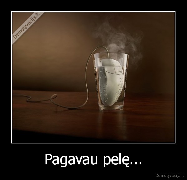 Pagavau pelę...