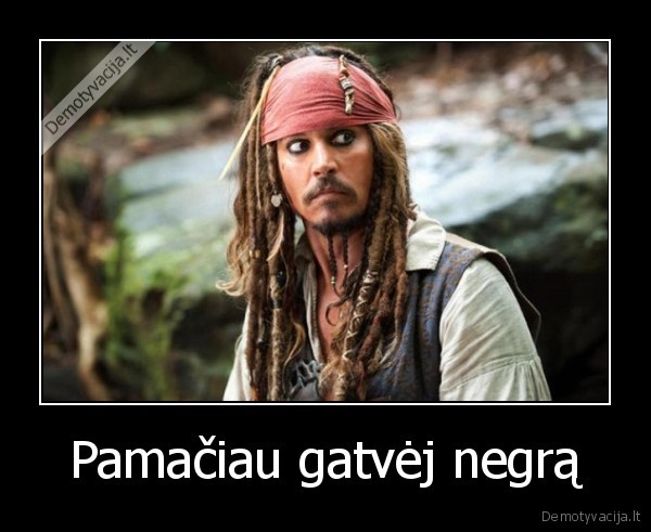 Pamačiau gatvėj negrą