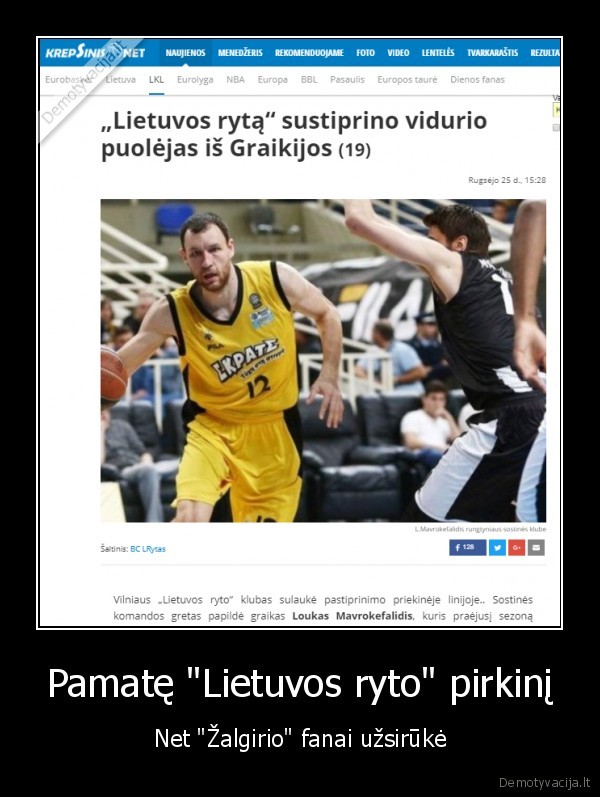 lietuvos, rytas,zalgiris