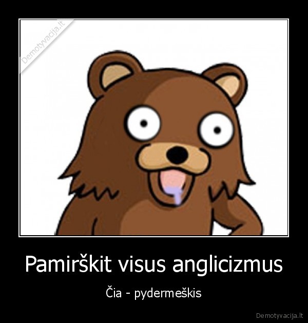 Pamirškit visus anglicizmus