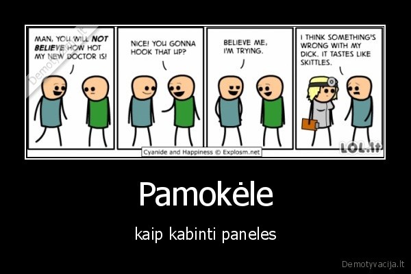 skittles,kabinti, paneles