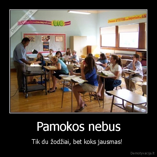 Pamokos nebus