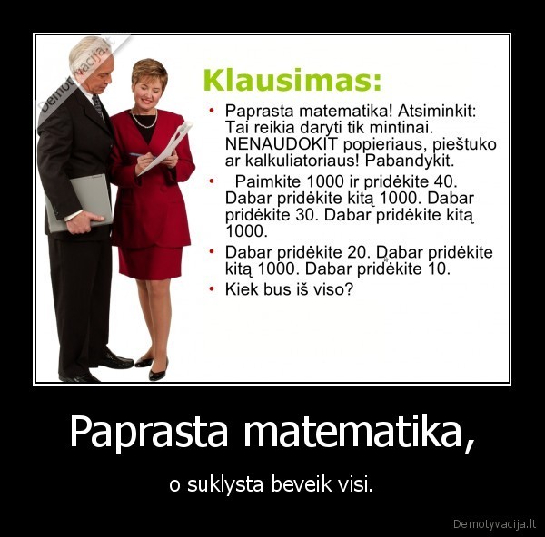 Paprasta matematika,