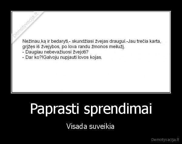 Paprasti sprendimai