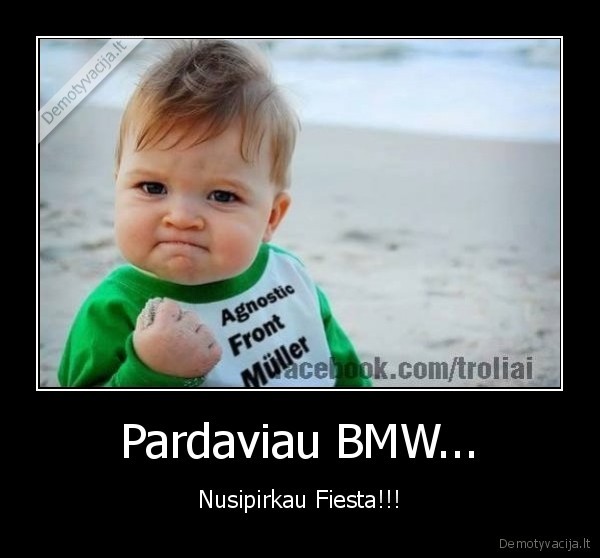 Pardaviau BMW...