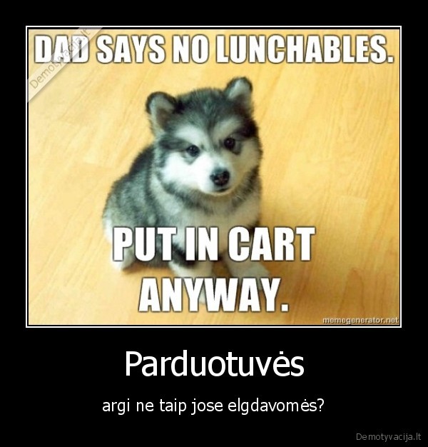 Parduotuvės