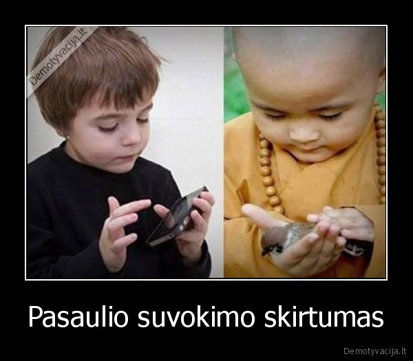 Pasaulio suvokimo skirtumas