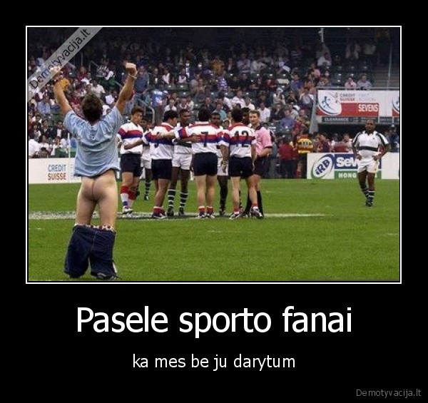 Pasele sporto fanai