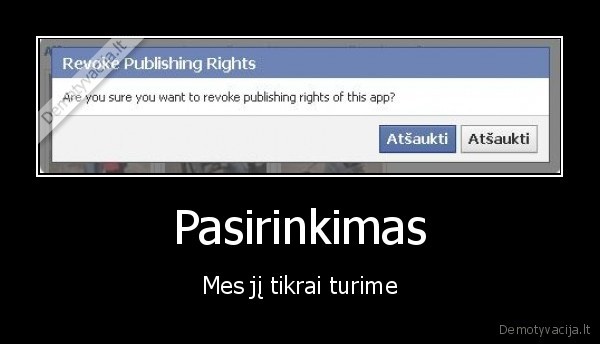 pasirinkimas, turejimas