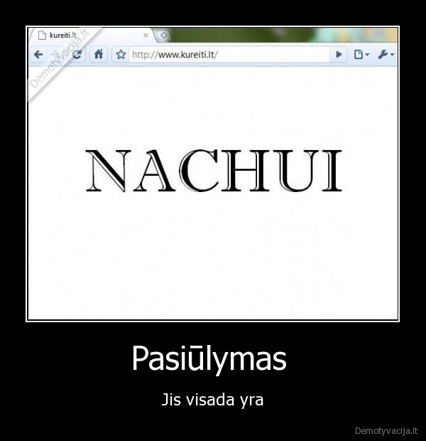 Pasiūlymas 