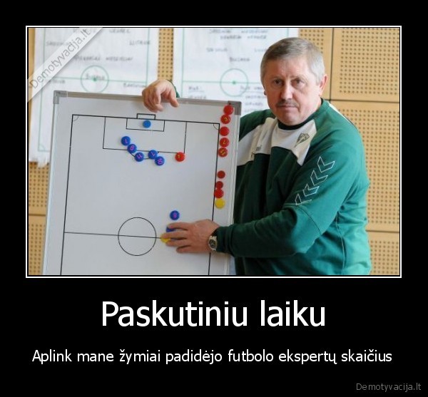 futbolo, ekspertai