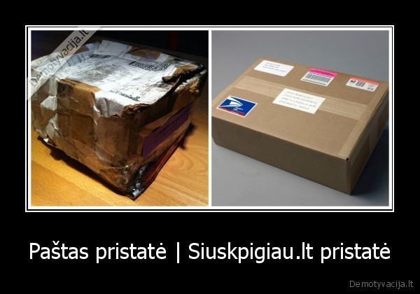 Paštas pristatė | Siuskpigiau.lt pristatė