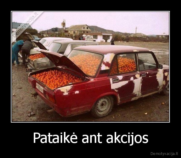 Pataikė ant akcijos