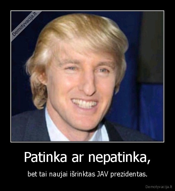 jav,prezidentas,donald, trump,owen, wilson,rinkimai