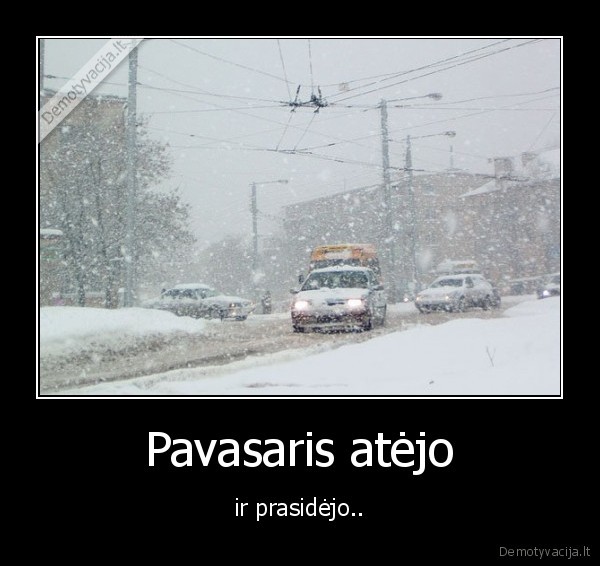 Pavasaris atėjo