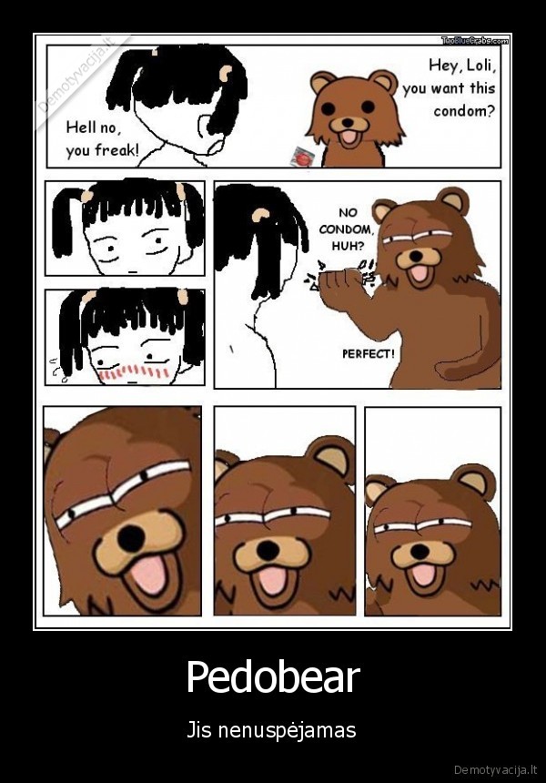 vaikai,pedobear