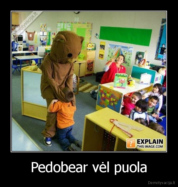 Pedobear vėl puola