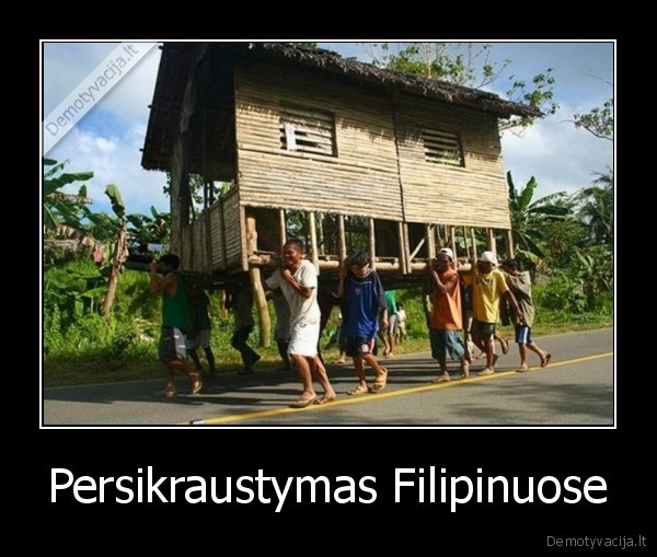 filipinai,persikraustymas