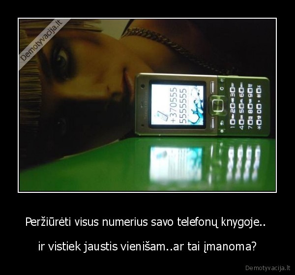 Peržiūrėti visus numerius savo telefonų knygoje.. 