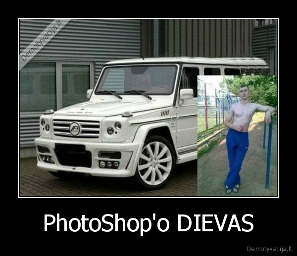 PhotoShop'o DIEVAS