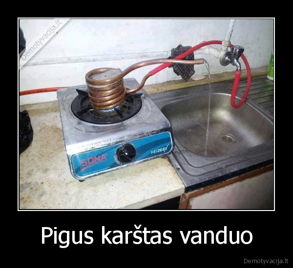 Pigus karštas vanduo