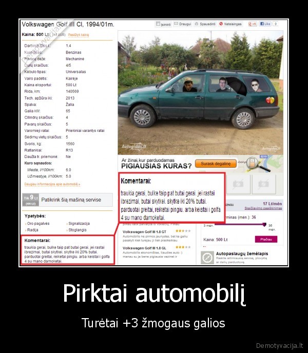 noretai,galetai,butai,pirktai,autogidas,golfas