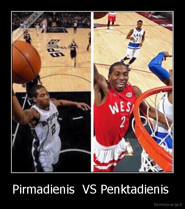 Pirmadienis  VS Penktadienis 