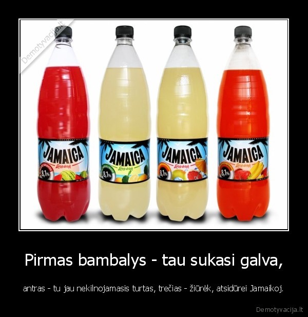 Pirmas bambalys - tau sukasi galva,