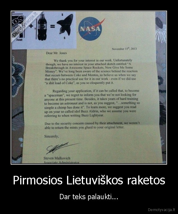 lietuviska, raketa,kosmine, raketa,laiskas, is, nasa