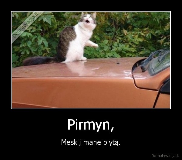 Pirmyn,