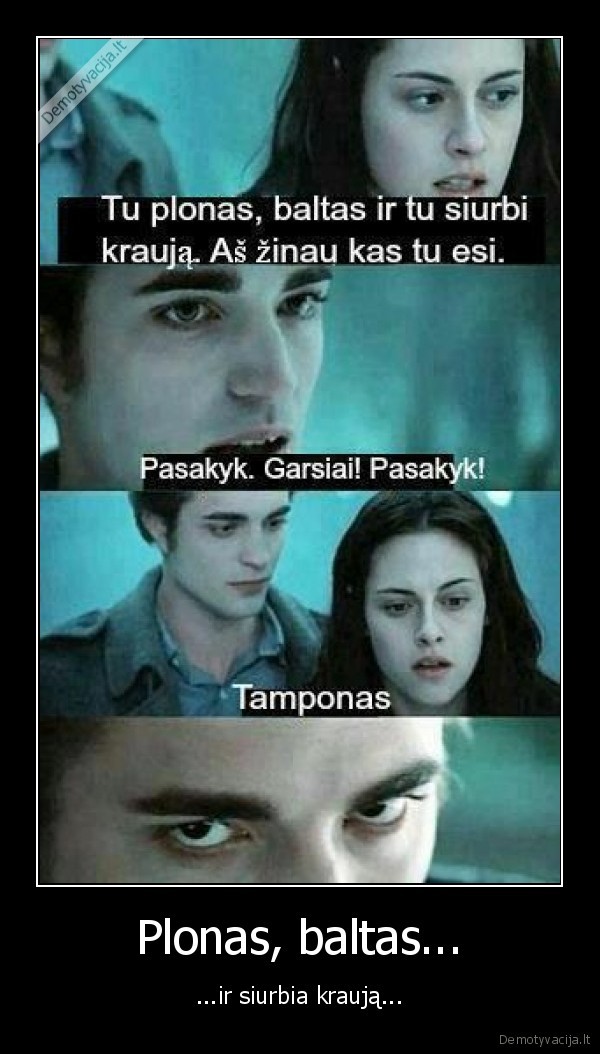 twilight, tamponas