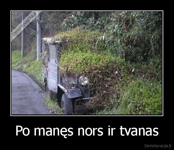 Po manęs nors ir tvanas