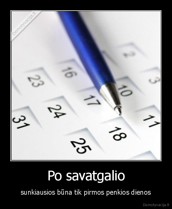 Po savatgalio