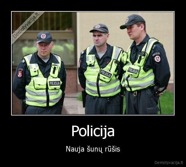 policija., lietuva., sunys