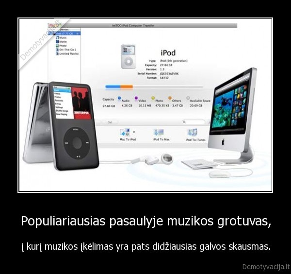 muzika,ipod,apple,pc,kompiuteriai,itunes,iphone