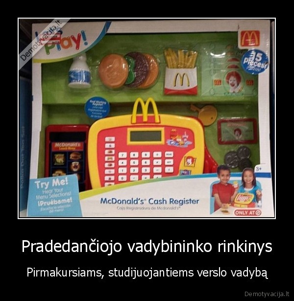 verslo, vadyba,mcdonalds, zaislas