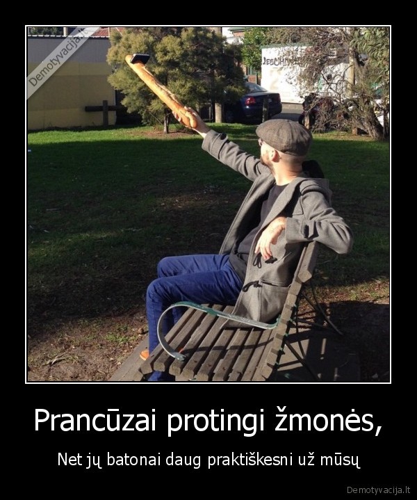 Prancūzai protingi žmonės,