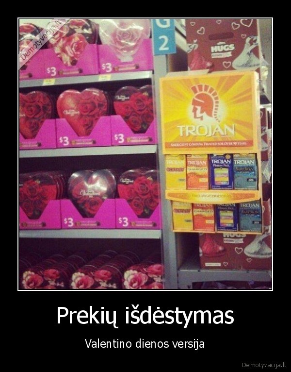 Prekių išdėstymas