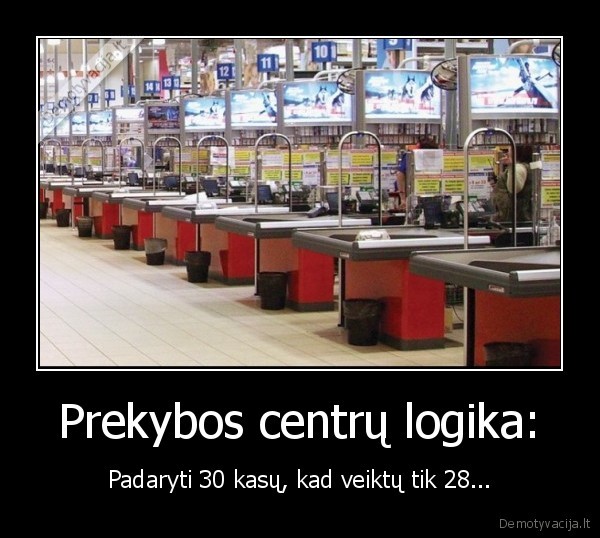 Prekybos centrų logika: