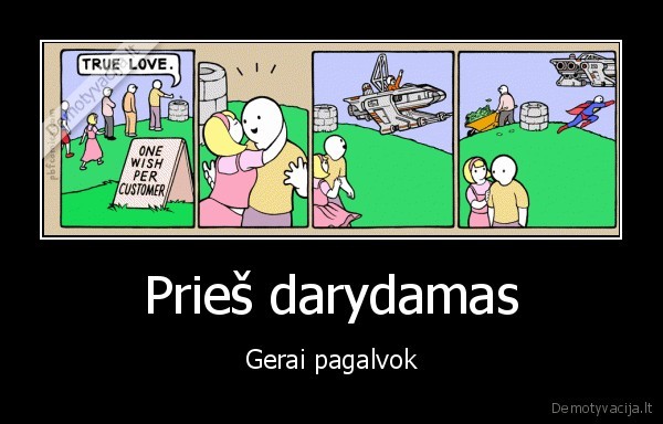 Prieš darydamas