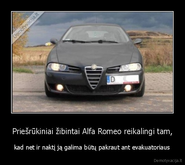 alfa, romeo,priesrukiniai