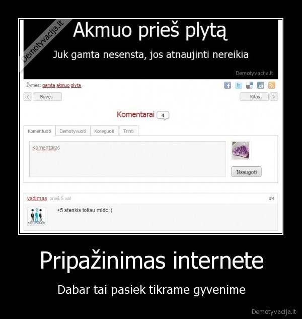 Pripažinimas internete