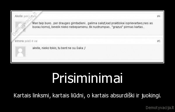 Prisiminimai