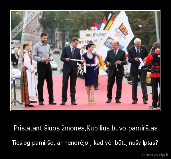 Pristatant šiuos žmones,Kubilius buvo pamirštas