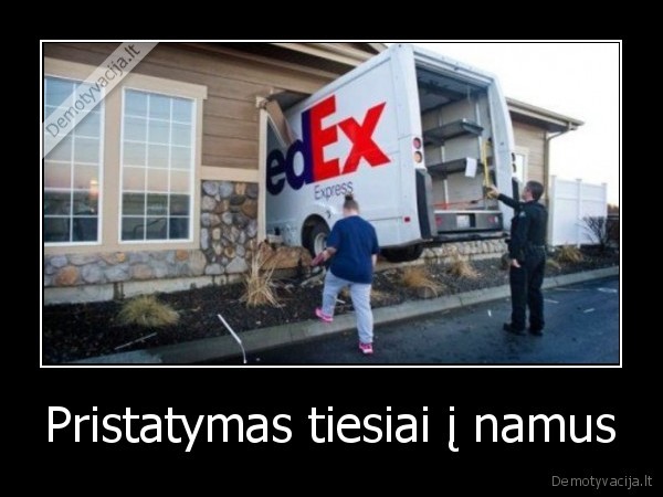 Pristatymas tiesiai į namus