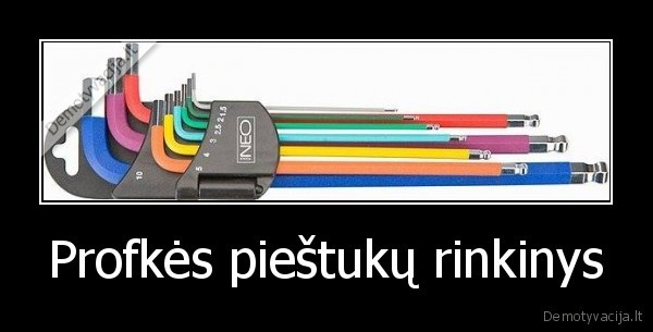 Profkės pieštukų rinkinys