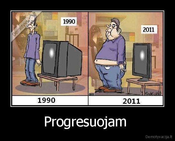 Progresuojam 